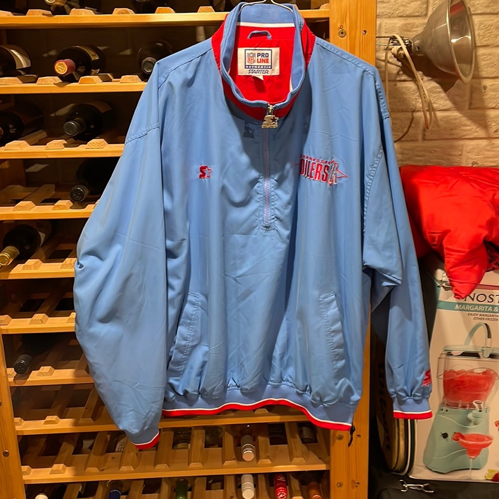 Tennessee Oilers pullover jacket Starter